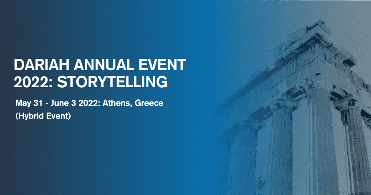 DARIAH Annual Event 2022: Storytelling, May 31 - June 3, Athens (Hybrid)